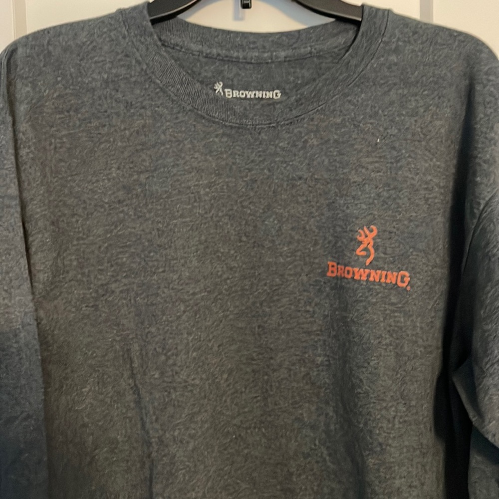 Browning Men’s Large Deer Logo Graphic Long Sleeve T-Shirt